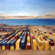 Containerhaven 150 - 120 Acryl op doek 2016